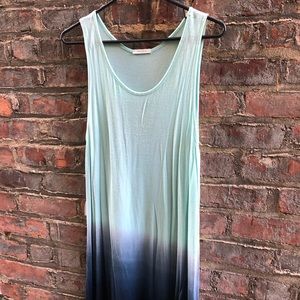 Shades of Blue Tie Dye Shift Dress